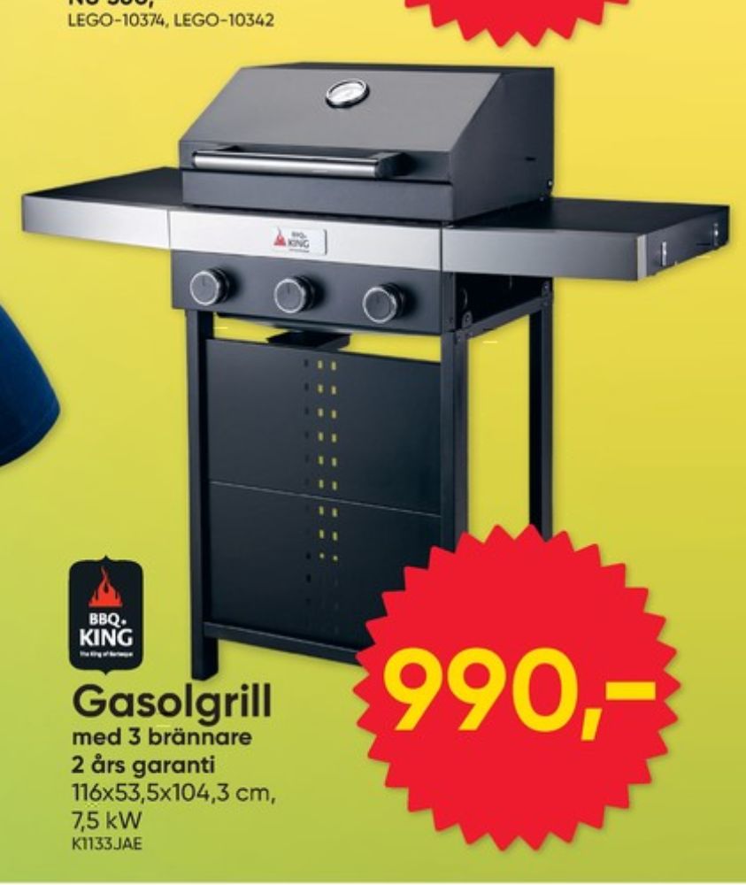 BBQ King, Gasgrill