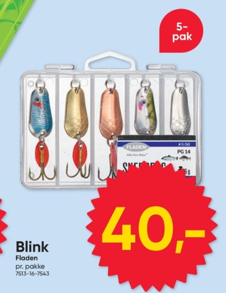 Fladen, Blink