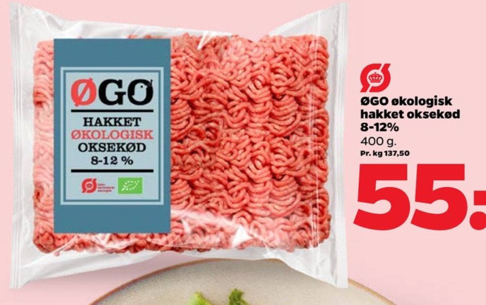 ØGO, Hakket oksekød 8-12%