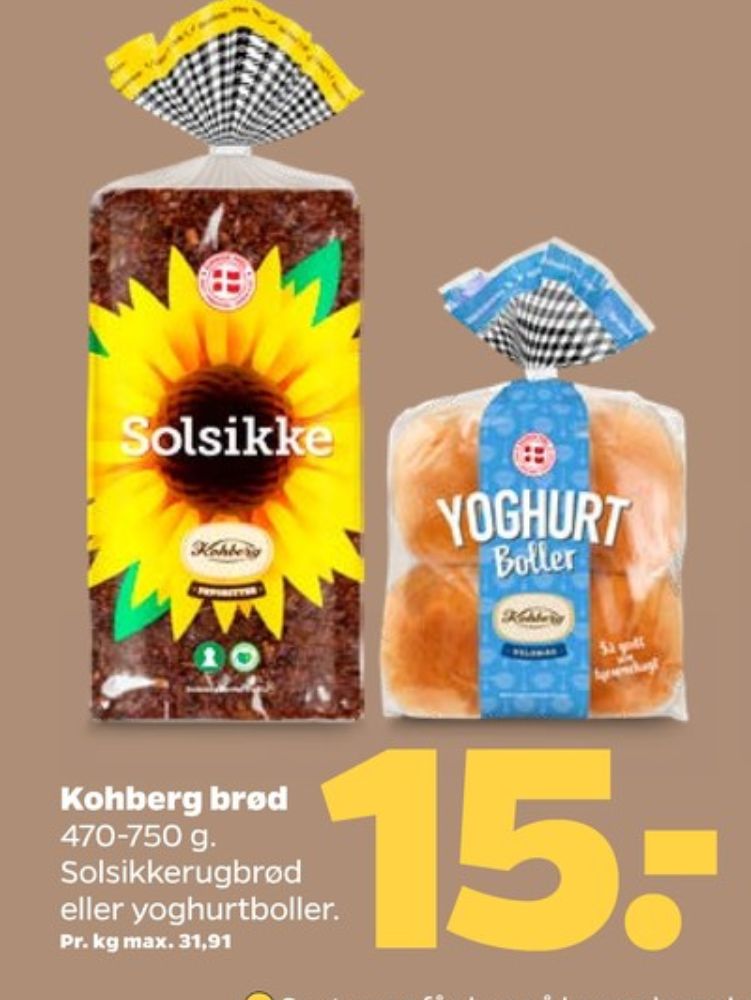 Kohberg, Solsikkerugbrød