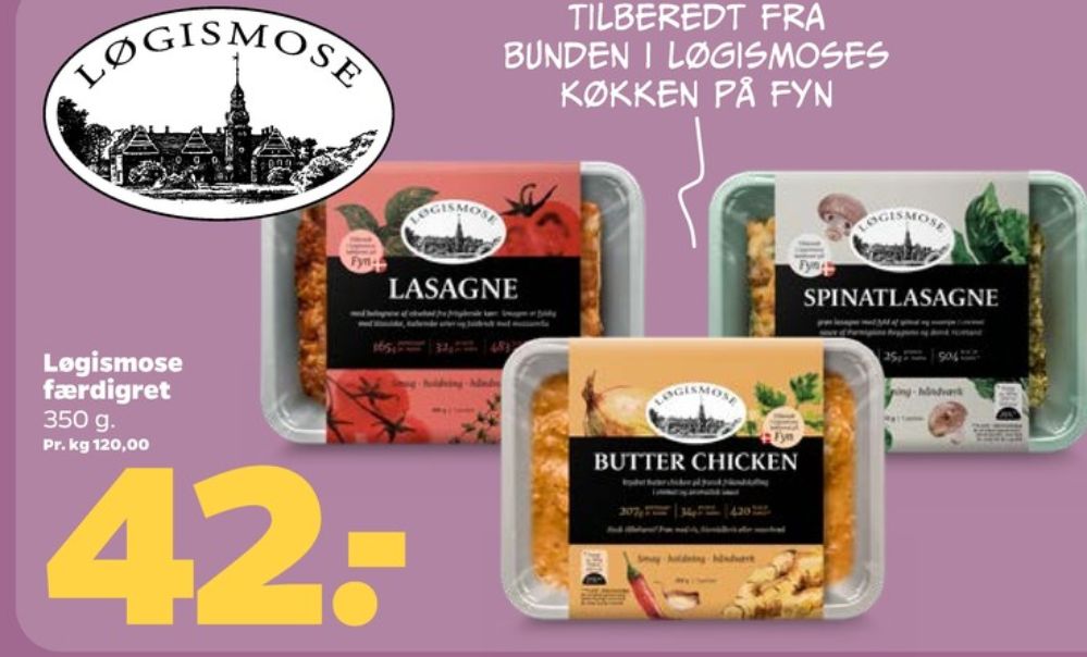 Løgismose, Lasagne