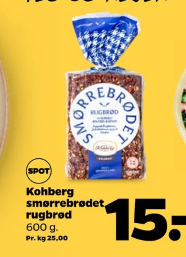 Kohberg Smørrebrødet, Rugbrødsskiver