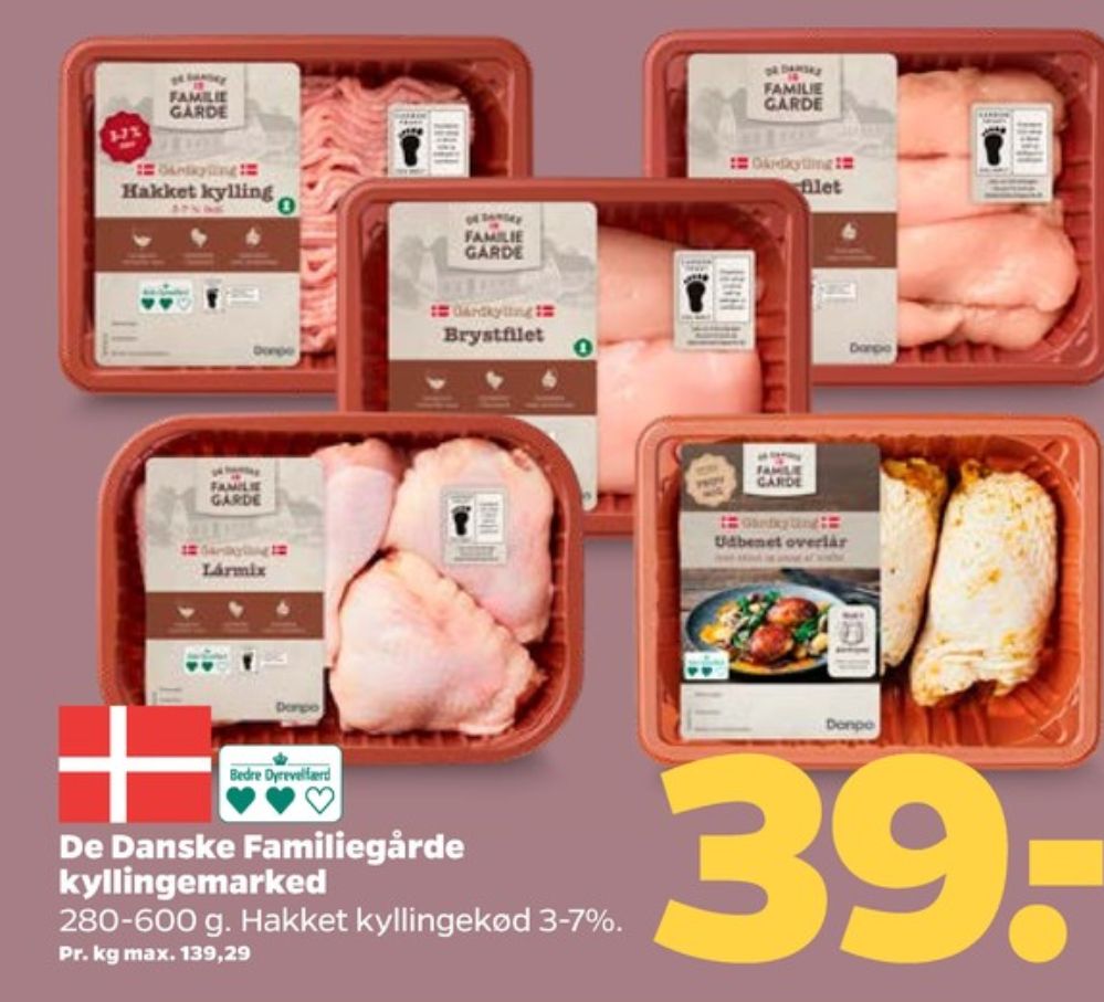 De Danske Familiegårde, Kyllingelårmix