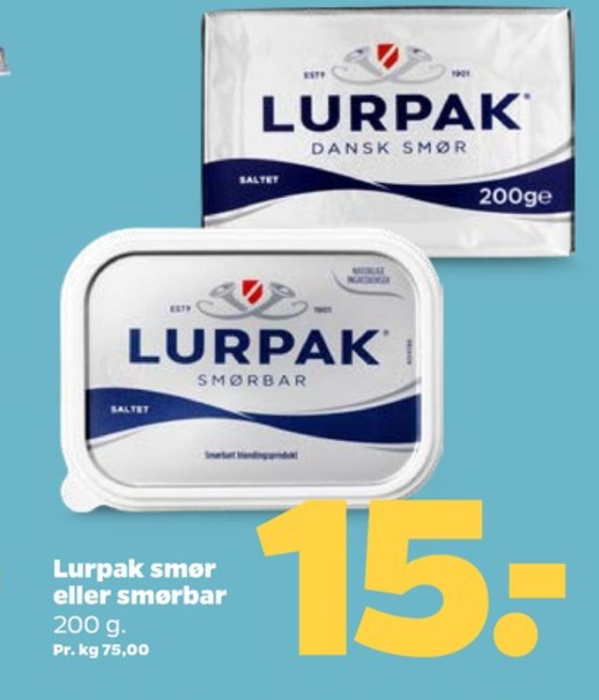 Lurpak, Smørbar