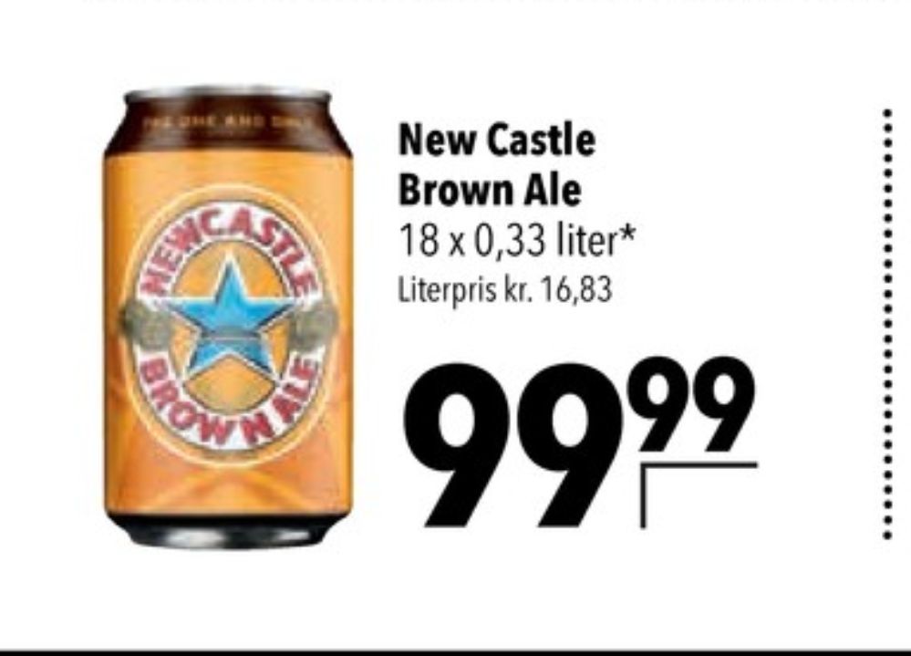 Newcastle Brown Ale, Specialøl 18 pk.