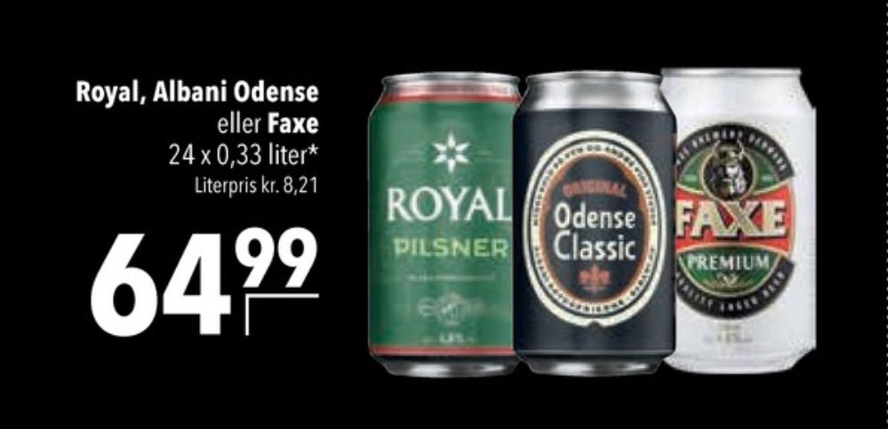 Faxe Premium, Øl 24 pk.