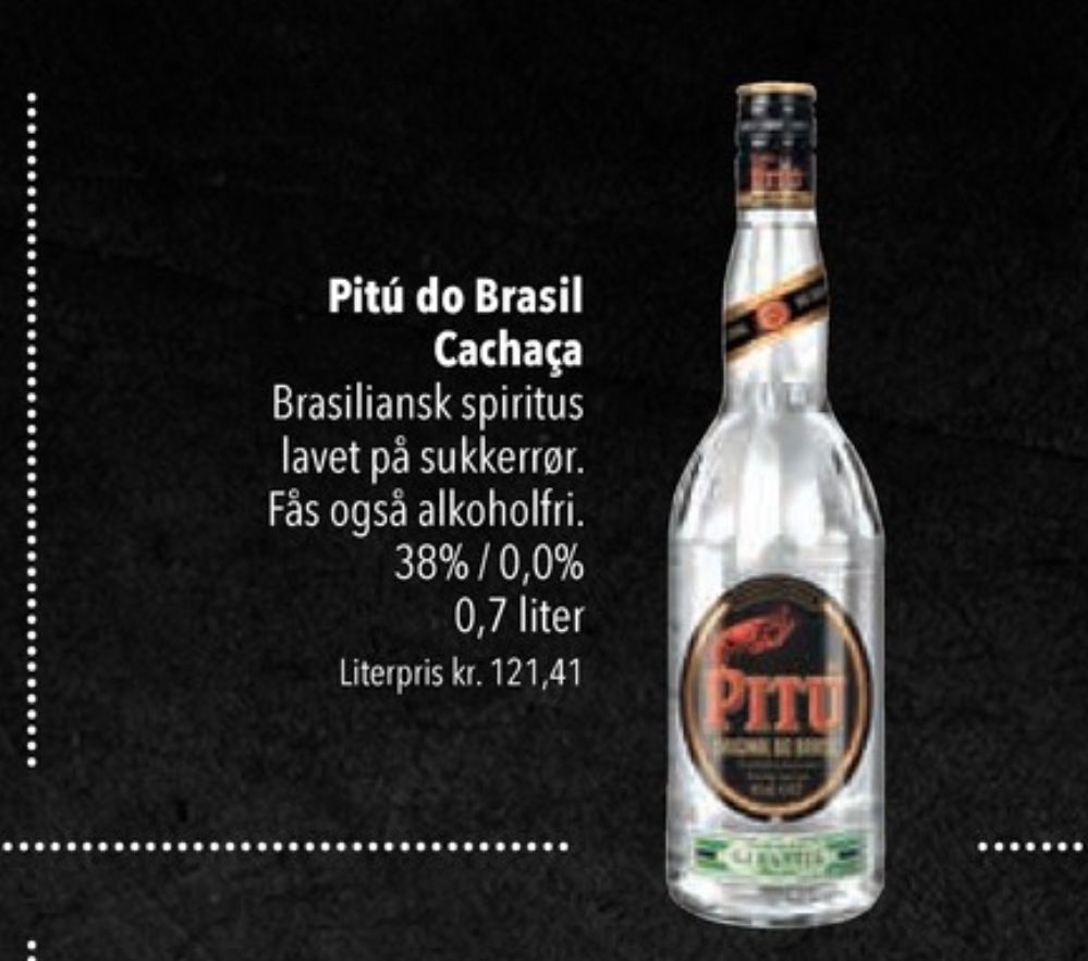 Pitú Cachaca Original do Brasil, Spiritus