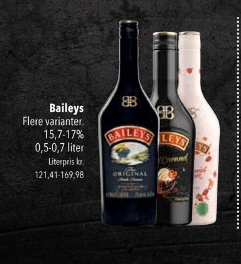 Baileys Original, Likør