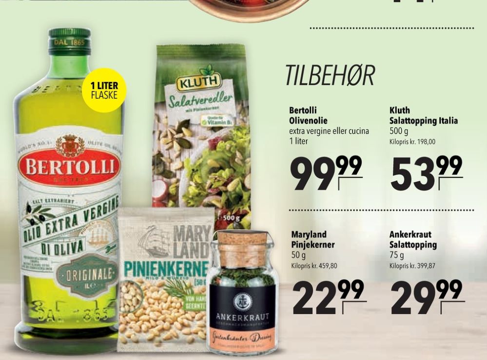 Kluth, Nødder