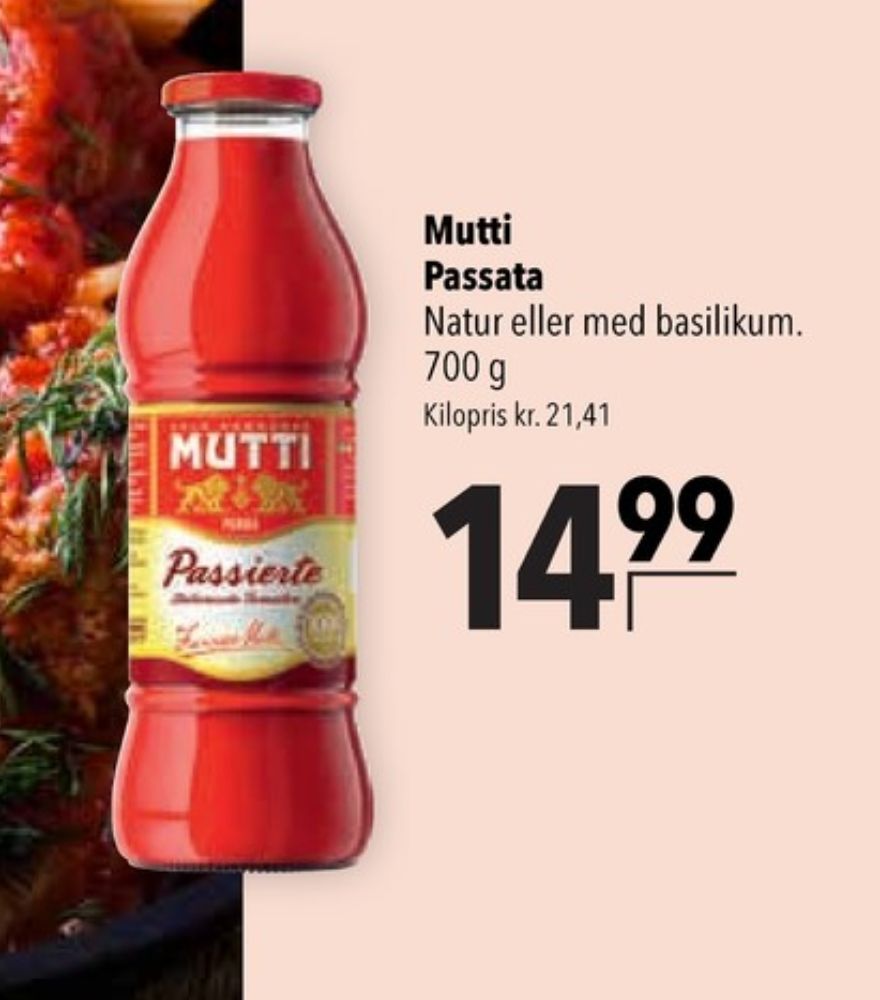Mutti, Passata