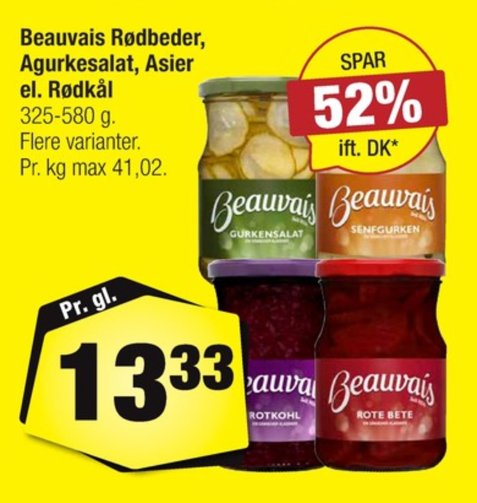 Beauvais, Rødkål-syltet