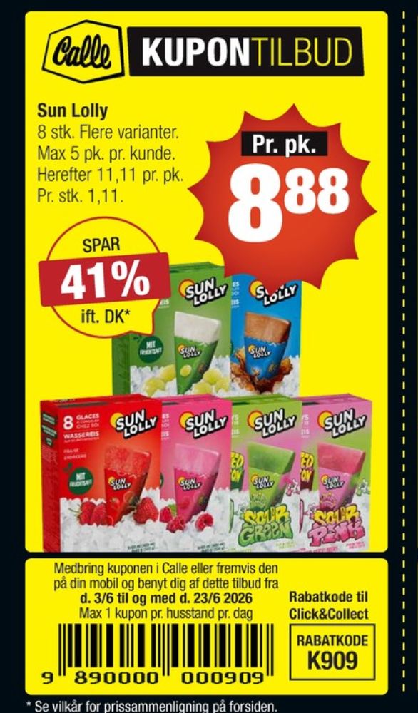 Sun Lolly, Is frys selv - Sour Green