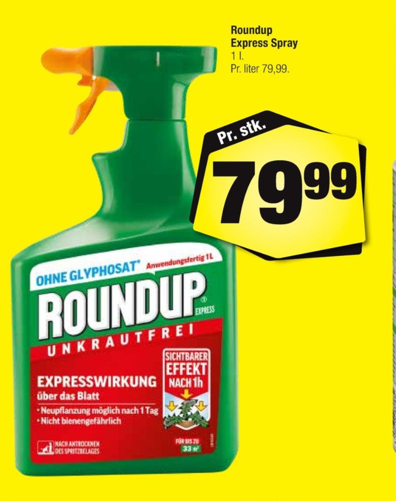 Roundup, Ukrudtsmiddel