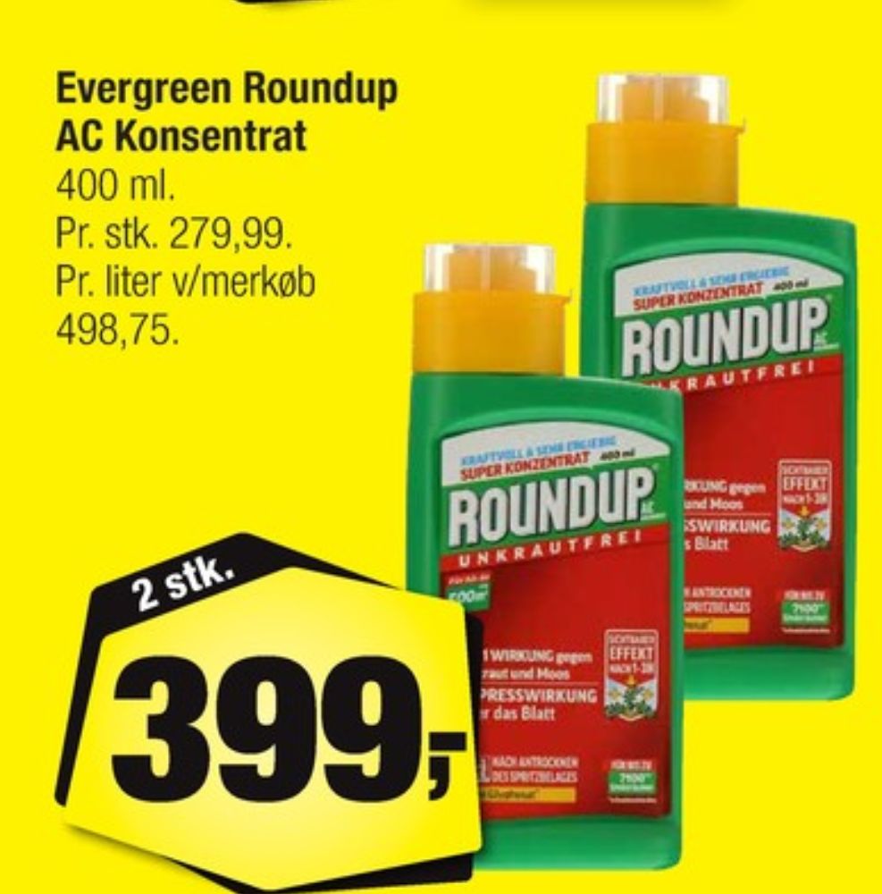 Roundup, Ukrudtsmiddel