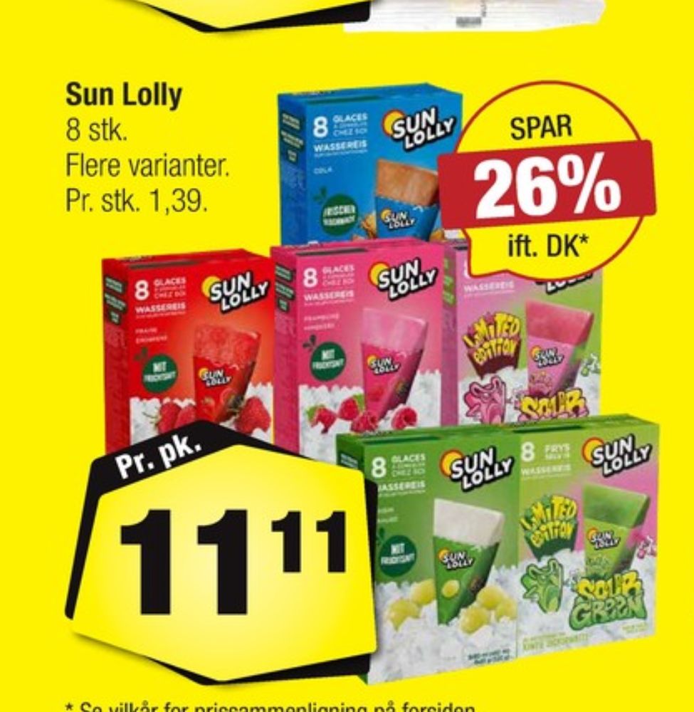 Sun Lolly, Is frys selv - Sour Green