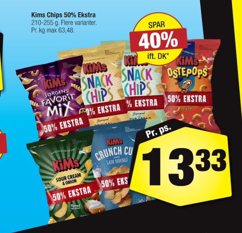 Kims, Crunch Cut Chips Læsø Sydesalt