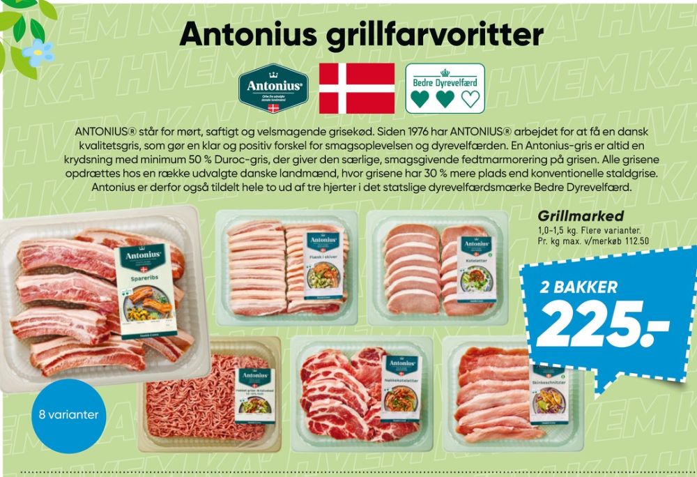 Antonius, Hakket oksekød