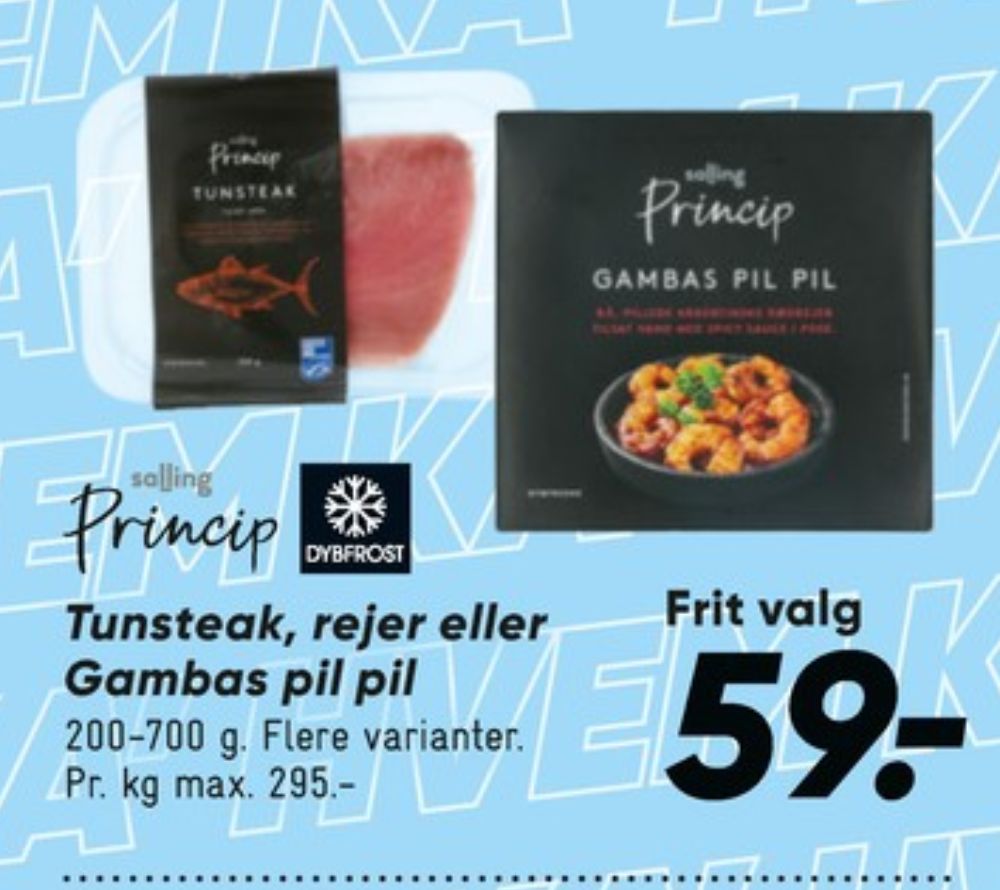Salling Princip, Rejer
