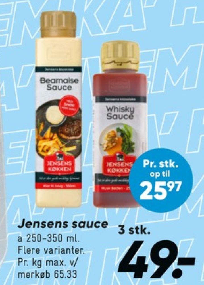 Jensens Køkken, Bearnaisesauce