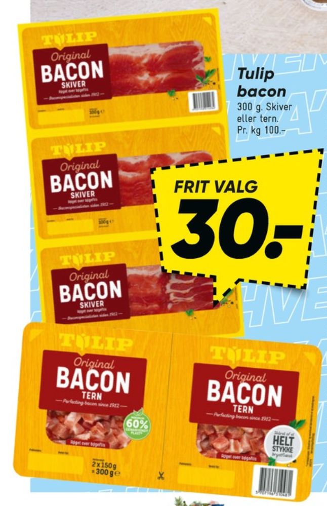 Tulip, Baconskiver