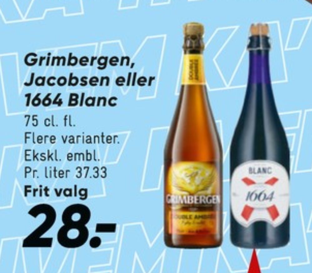 Grimbergen Double Ambrée, Specialøl