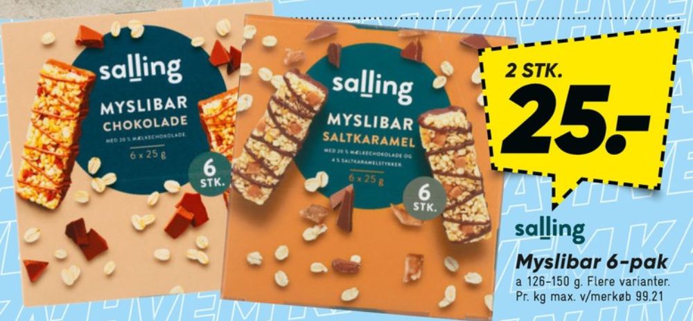 Salling, Müslibar Chokolade