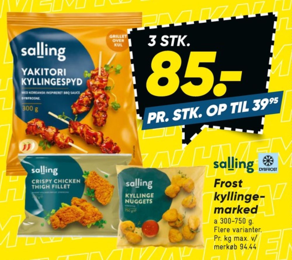 Salling, Kyllingenuggets