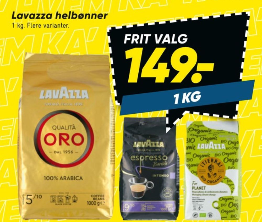 LavAzza Espresso Barista Intenso, Kaffebønner