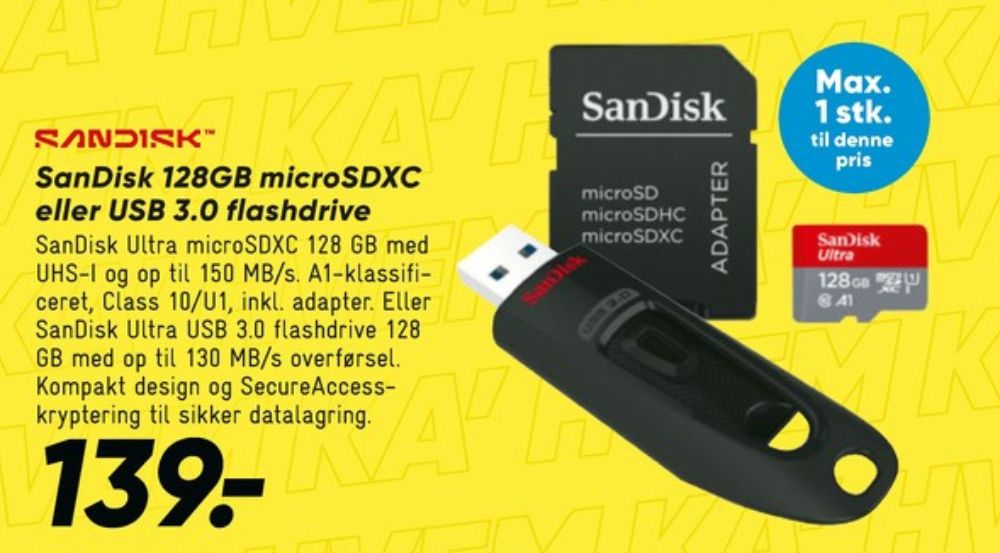 Sandisk, USB memory stick