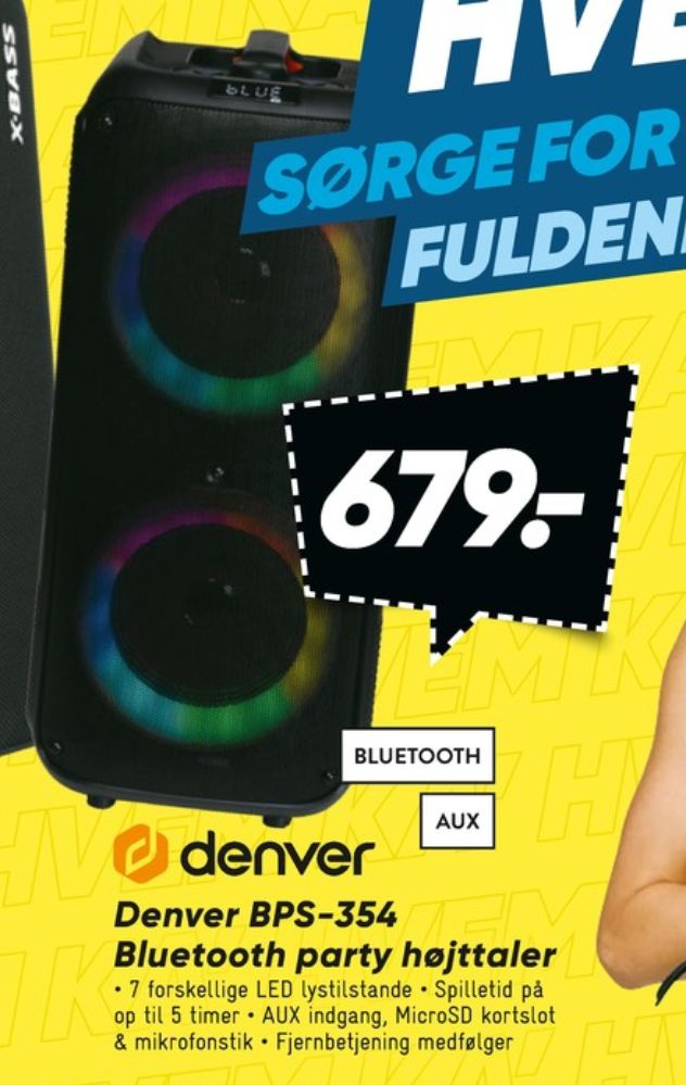 Denver, Højttaler