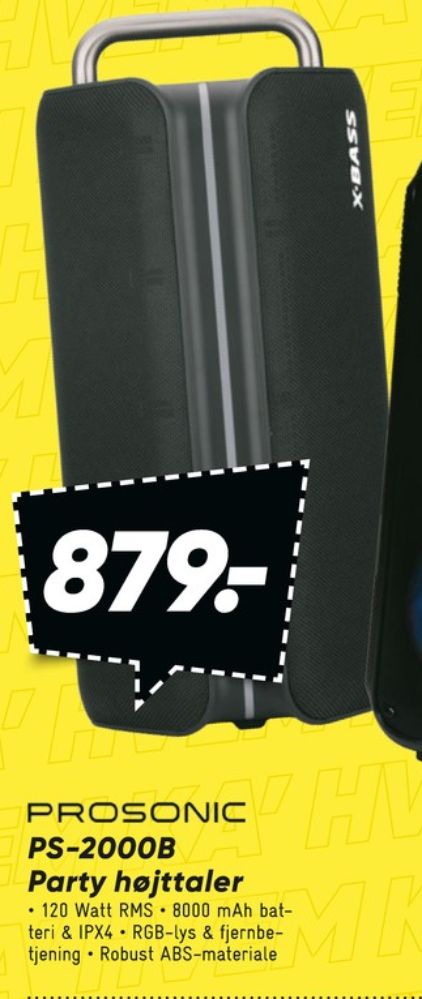 Prosonic, Højttaler