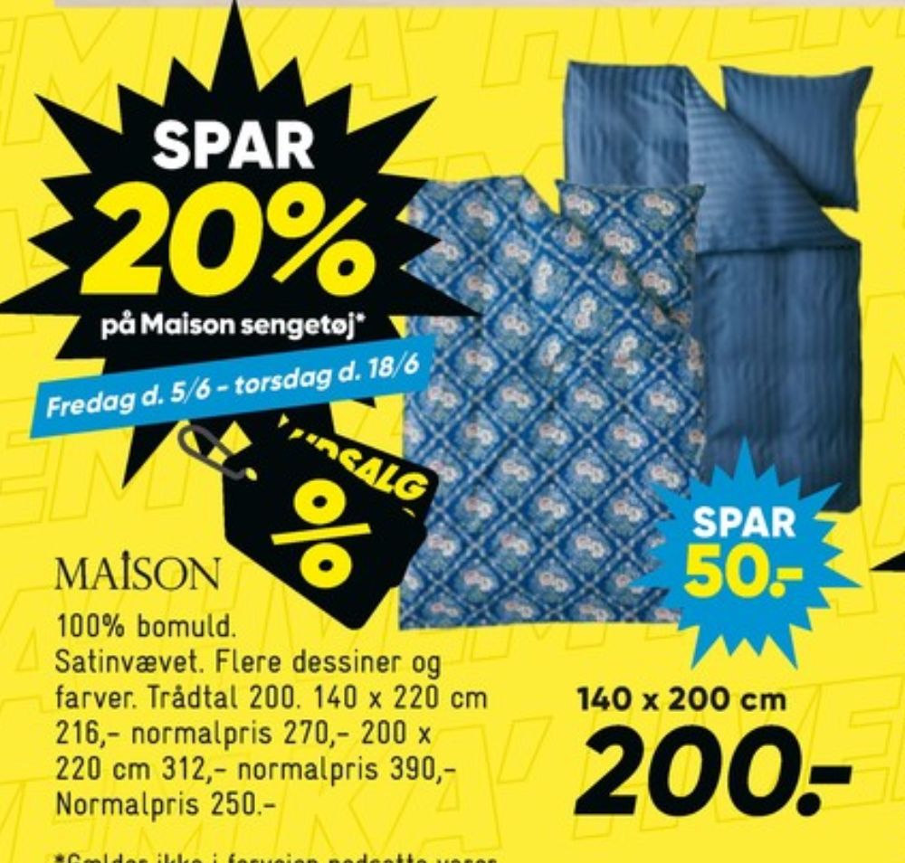 Maison, Sengesæt