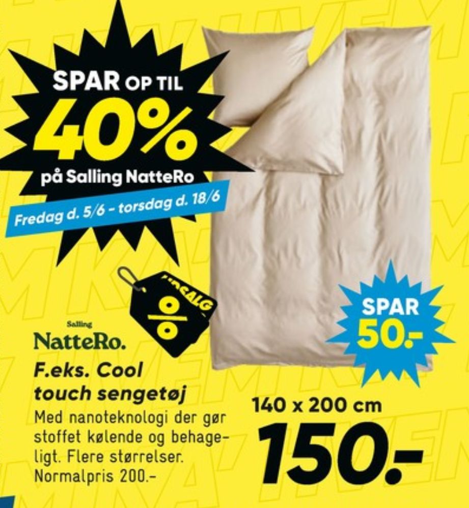 Salling NatteRo, Sengesæt