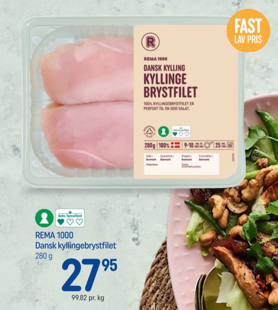 Rema 1000, Kyllingebrystfilet