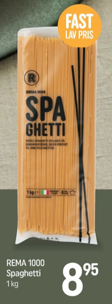 Rema 1000, Spaghetti