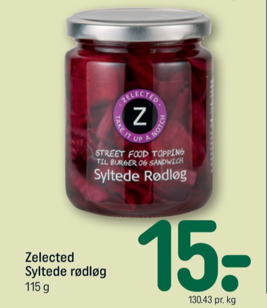 Zelected, Syltet Rødløg