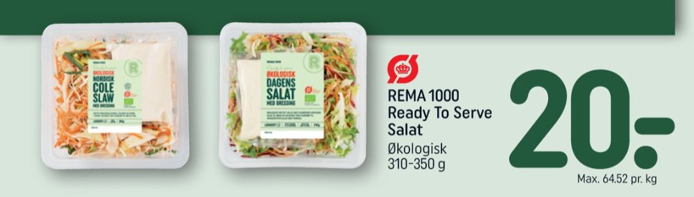 Rema 1000, Salatblanding