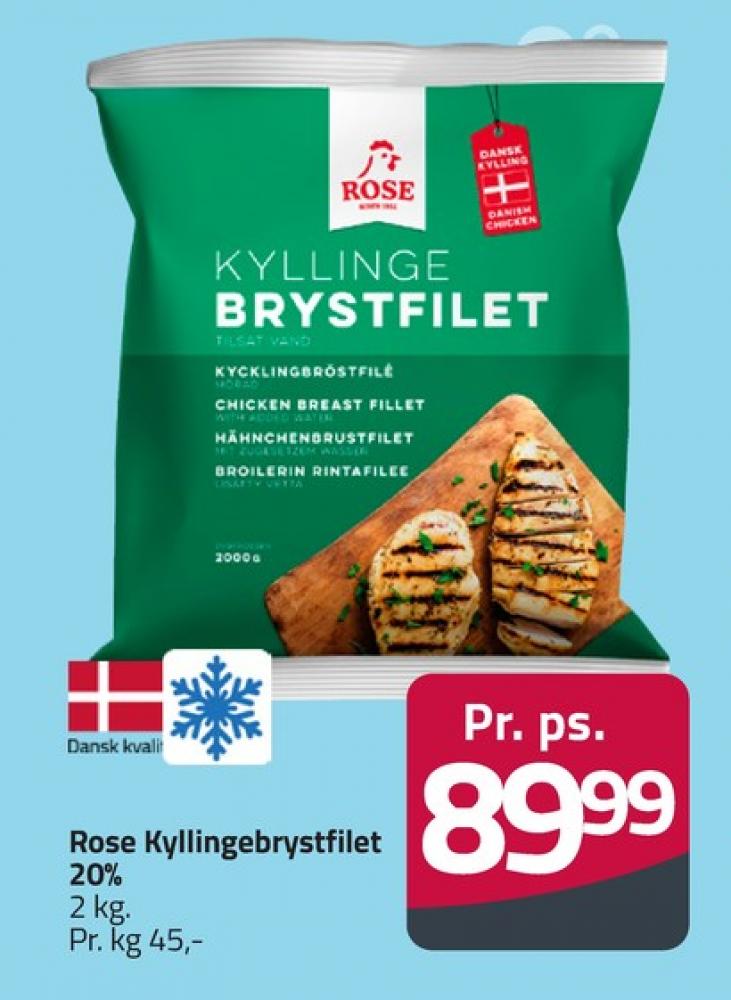 Rose, Kyllingebrystfilet