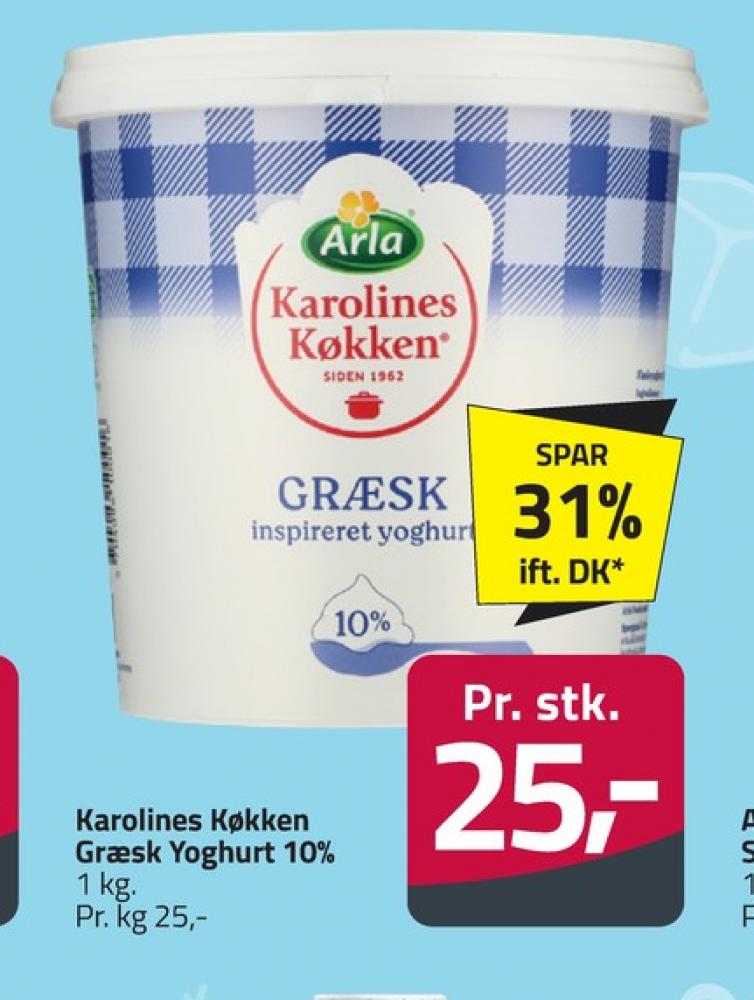 Karolines, Græsk Yoghurt 10%
