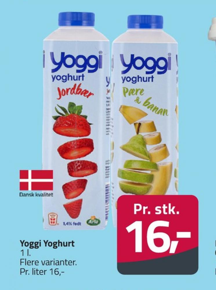 Yoggi, Pære & Banan Yoghurt 
