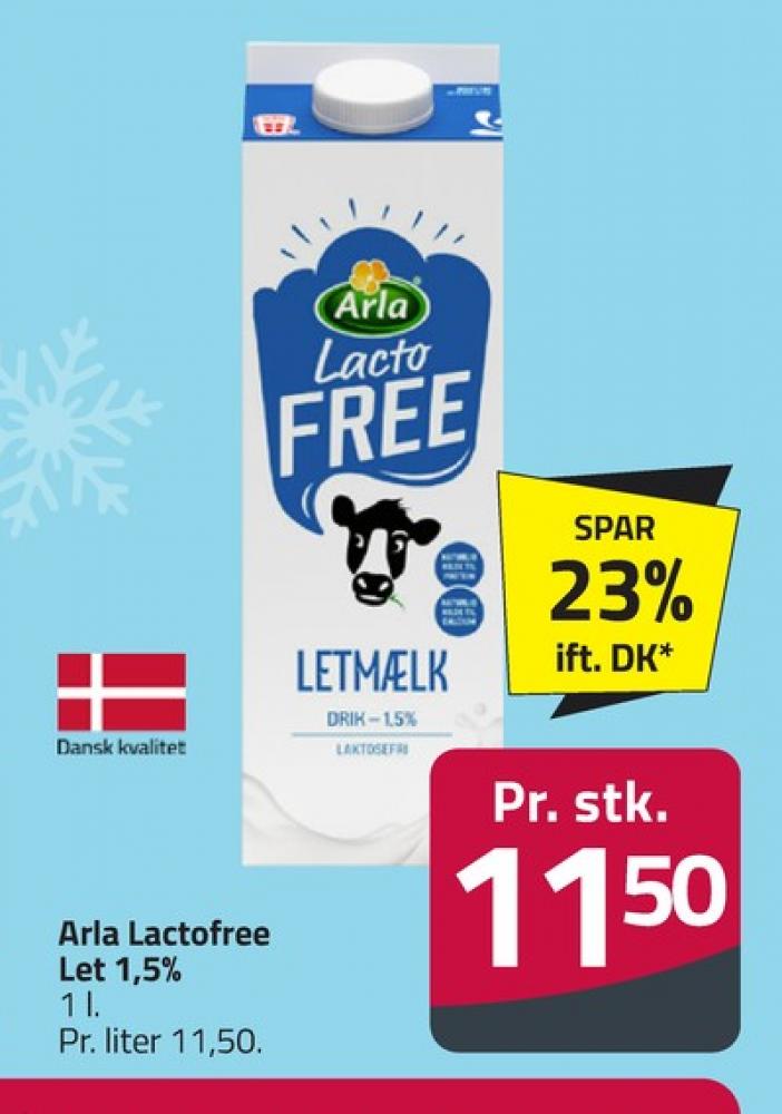 Arla Lacto FREE, Letmælk