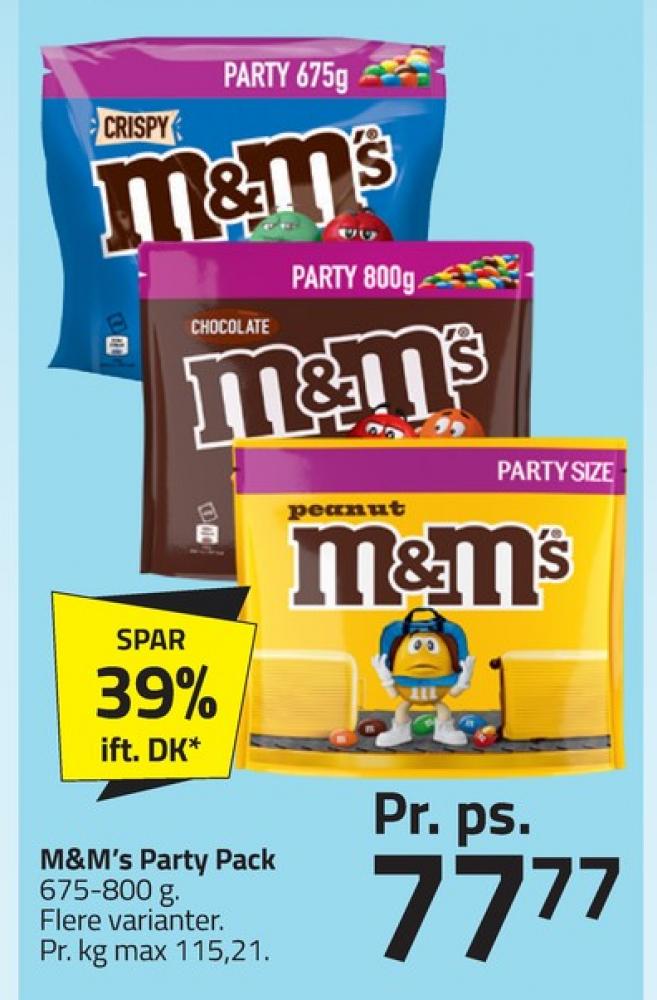 M&Ms, Chokoladepastiller Peanut