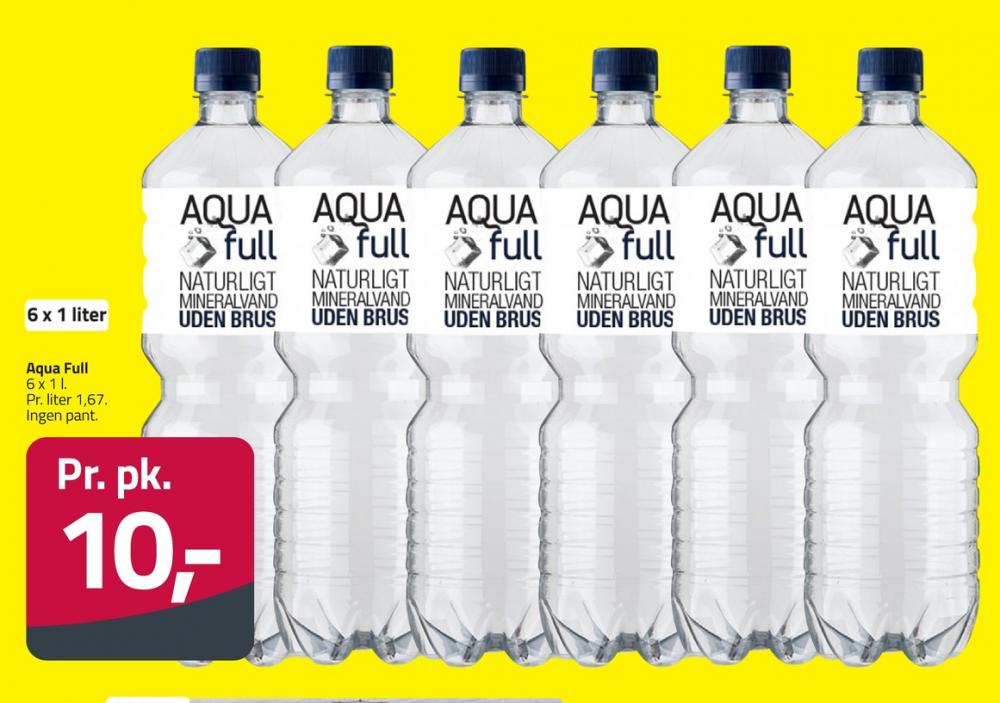 Aqua Full, Mineralvand uden brus 6 pk.