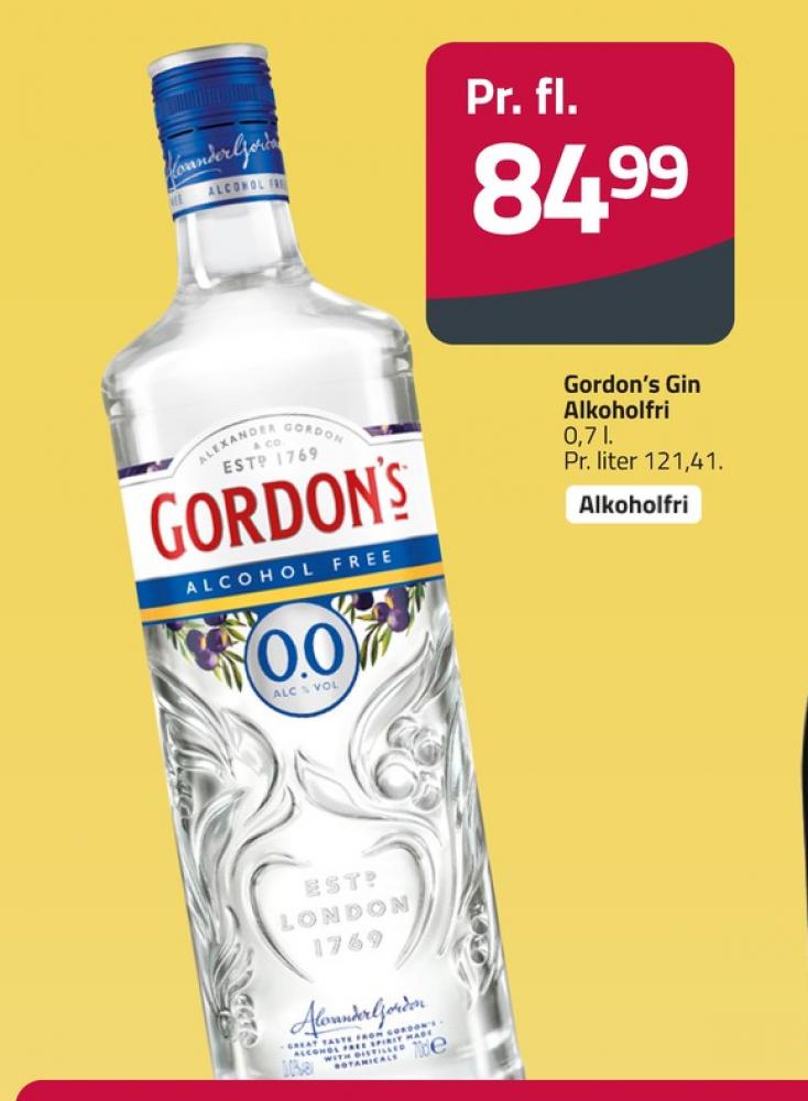 Gordons 0,0, Gin