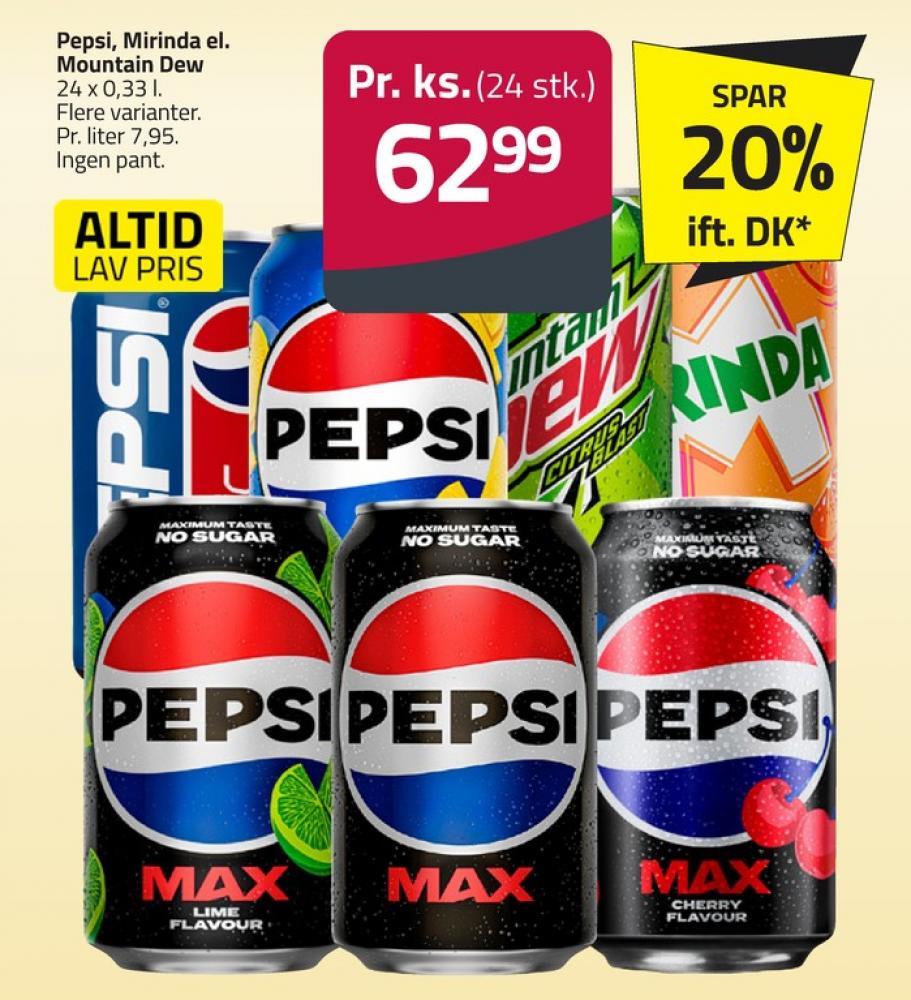 Mirinda, Appelsinsodavand 24 pk.
