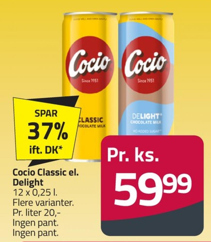 Cocio, Chokolademælk Delight 12 pk.