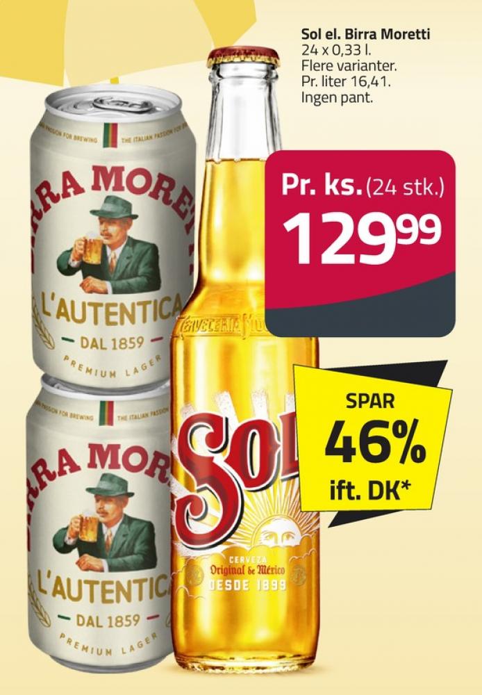 Sol, Specialøl 24 pk.