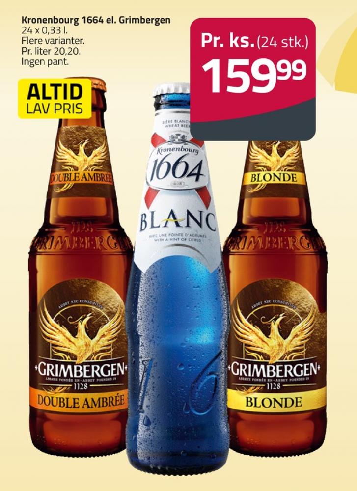 Grimbergen Blonde, Specialøl 24 pk.