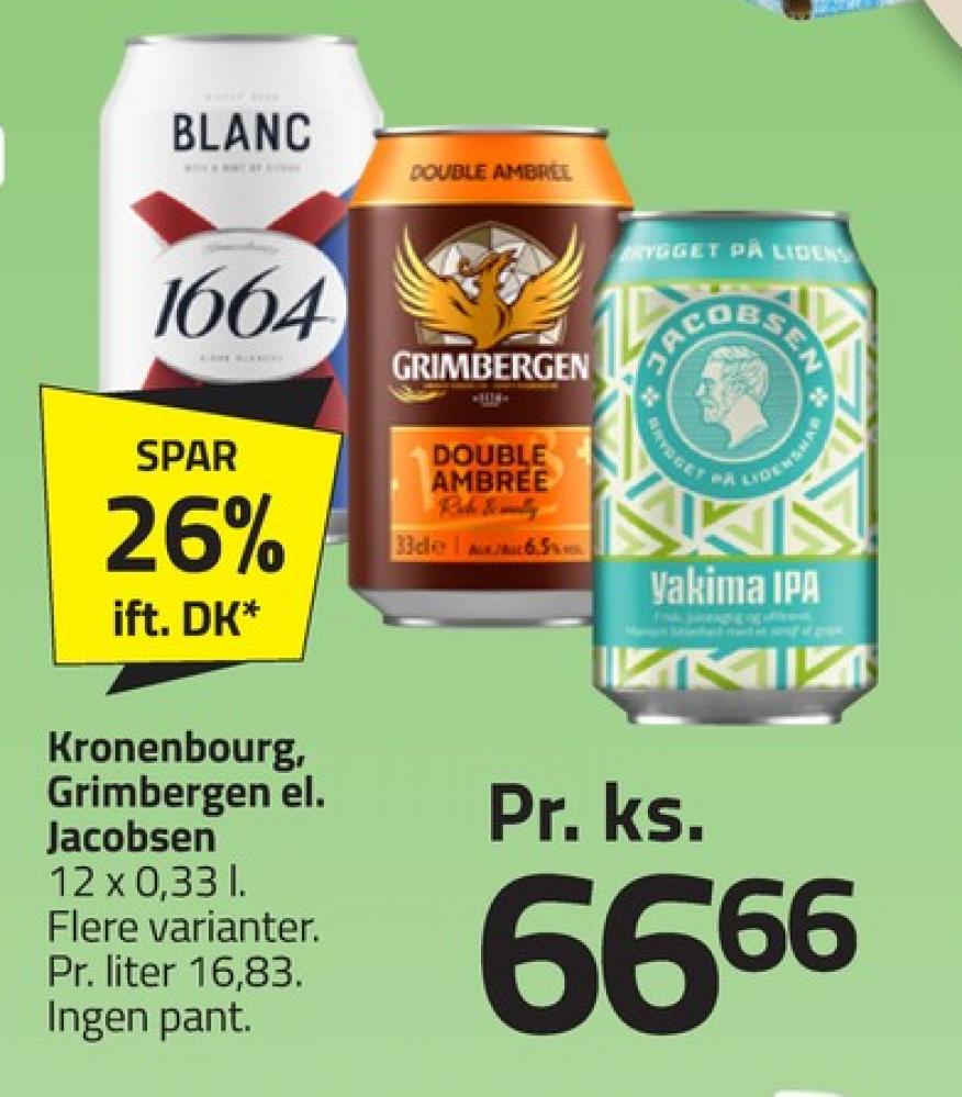 Grimbergen Double Ambrée, Specialøl 12 pk.