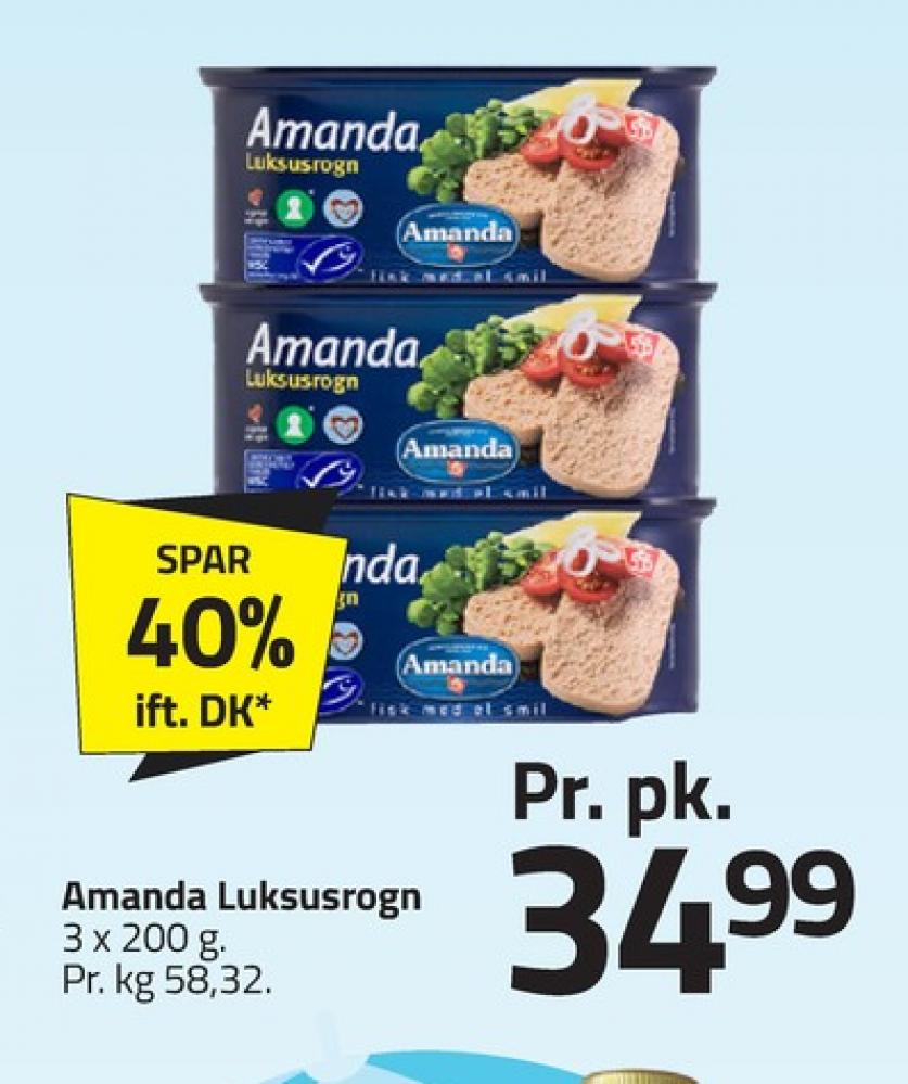 Amanda Seafood, Torskerogn